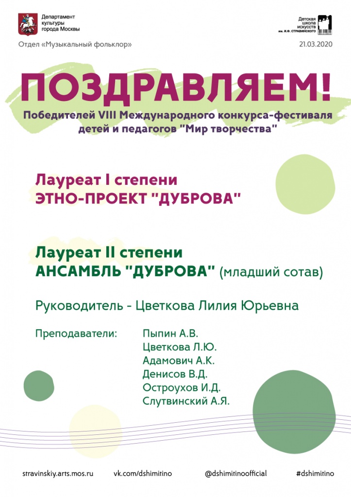Благодарности 2020